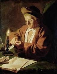 Der ältere Schriftsteller